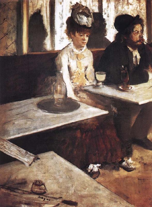 Germain Hilaire Edgard Degas In a Cafe oil painting image